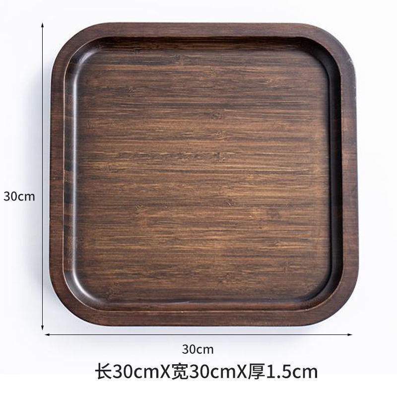 Tray household tea cup storage water cup cup tea tray living room Japanese simple rectangular fruit dinner plate Creative Disc