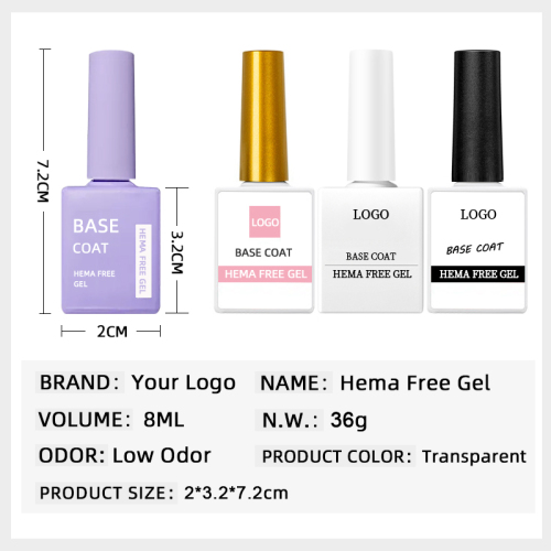 CCO Gel Nails Hema Free Gel Base Coat