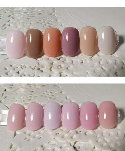 Popular Nail Gel Art Designs Nude Gel Polish