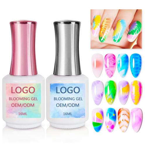 Private Label Gel Nail Polish Art Designs Blooming Gel