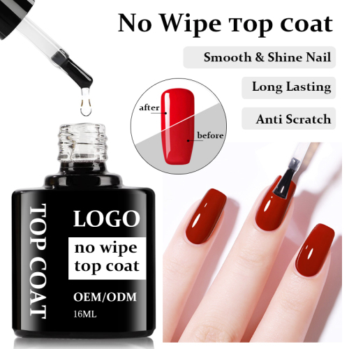 CCO Factory Wholesale No Wipe Top Coat Gel Polish 15ml