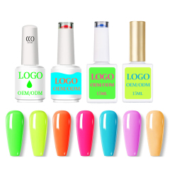 Private Label UV Easy Soak-off Gel Nail Polish Neon Gel