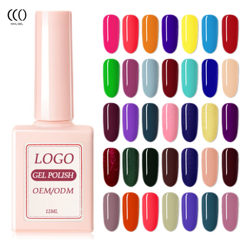Private Label Soak Off Nail Color Gel Polish Highly Pigmented