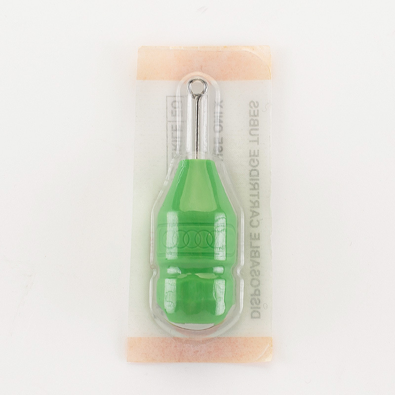 200PCS Disposable Rings Cartridge Grip 1 inch / 25mm - Green