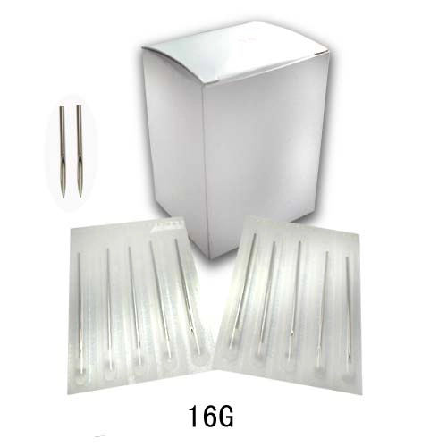 16G Sterilized 2&quot; Body Piercing Needles -BOX OF 100