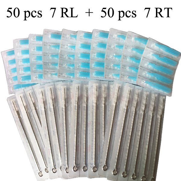 7RL Tattoo needles+7RT  Disposable blueTips