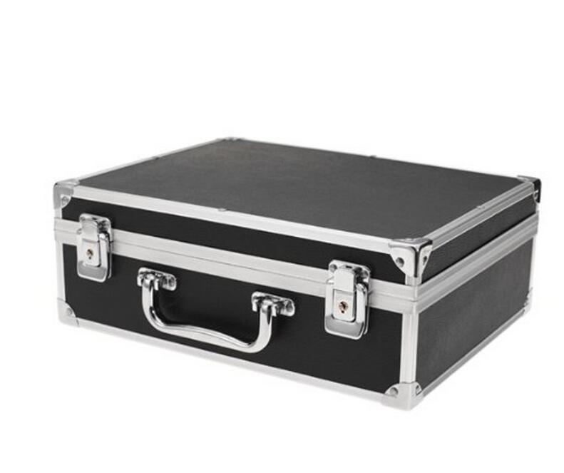 Black Pro  aluminum Tattoo Machine box case