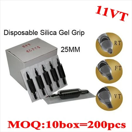 200pcs 11VT Disposable grips without needles 25MM