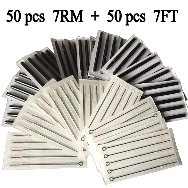 7RM Tattoo needles+ 7FT Disposable  Long Tips