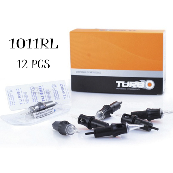 12pcs 1011RL&quot;TURBO&quot; Disposable Cartridges Best Needle For Professional Tattoo Artist