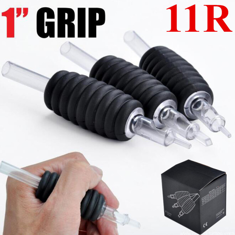 200PCS 11R High Quality Disposable Tattoo Grip Tattoo Tubes