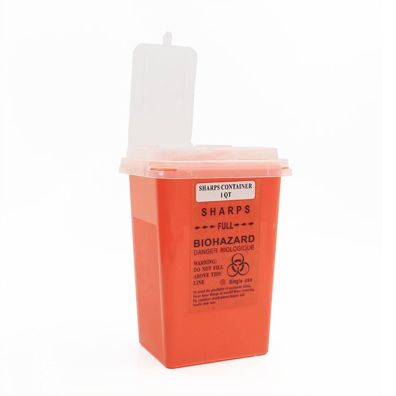 Red  Sharps Container 1 Qt – For Tattoo Waste