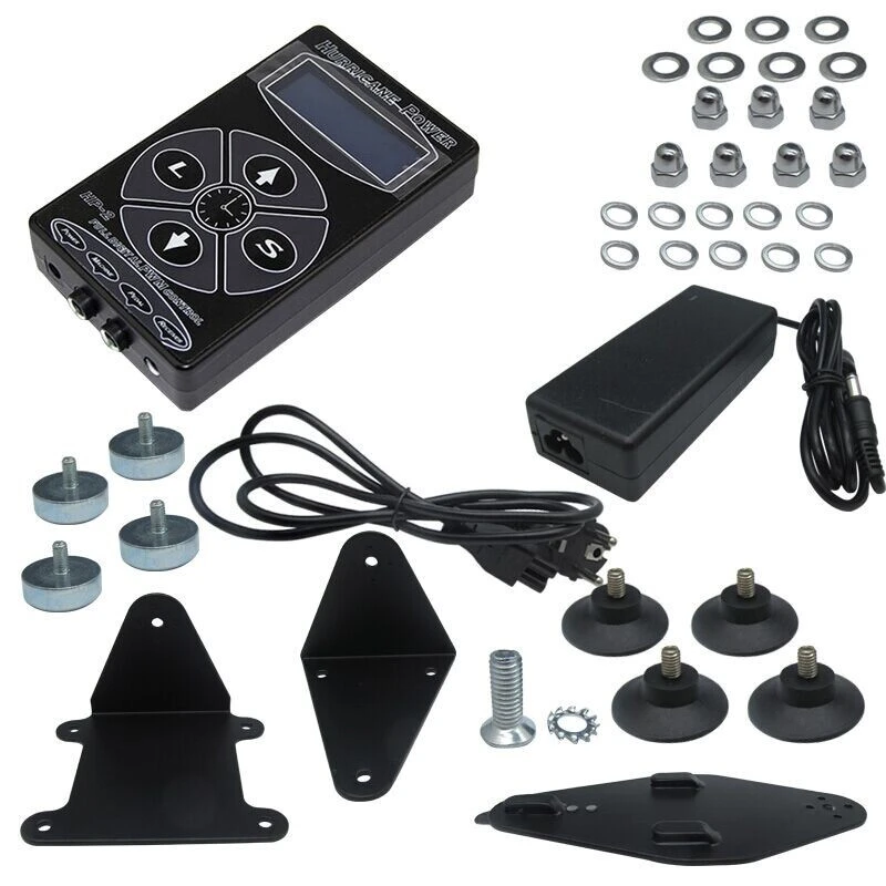 HP-2 Black Hurricane Tattoo Power Supply