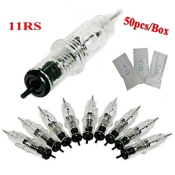 11RS Clear Cartridges Tattoo Needles