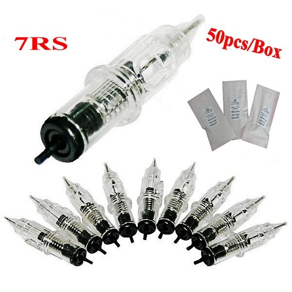 7RS Clear Cartridges Tattoo Needles