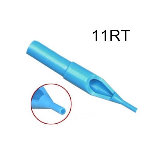 11R- 250pcs Blue Disposable Tattoo Nozzle Tips for Needles