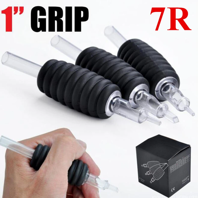 200PCS  7R High Quality Disposable Tattoo Grip Tattoo Tubes