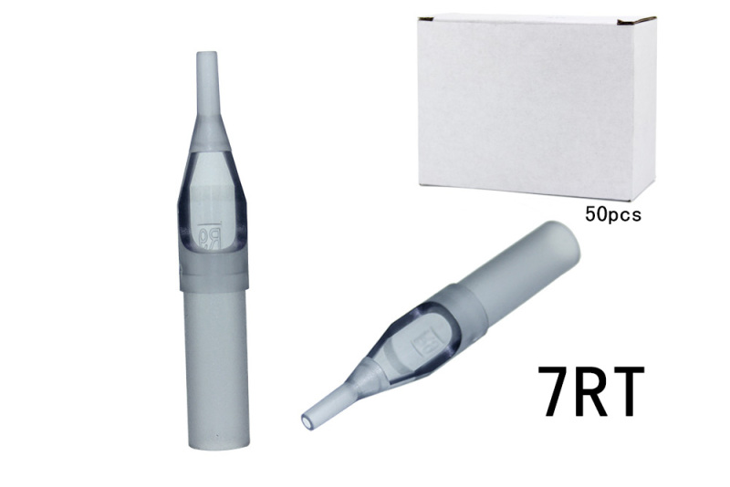 RT7--250pcs  Grey Plastic Disposable Tattoo Tips