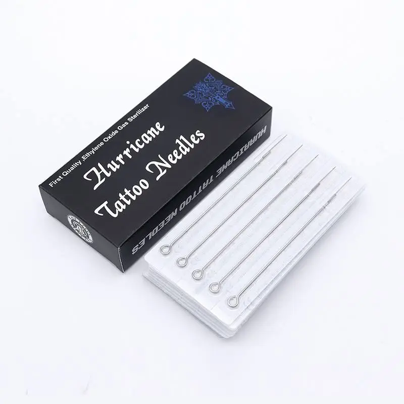 100Pcs Round Shader Super Quality Hurricane Tattoo Needles 1203RS with 2BOX