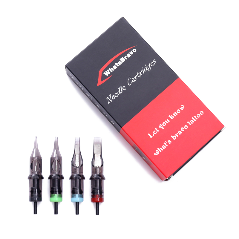 20pcs/box RS WhatsBravo Needle Cartridges with Membrane Round Shader