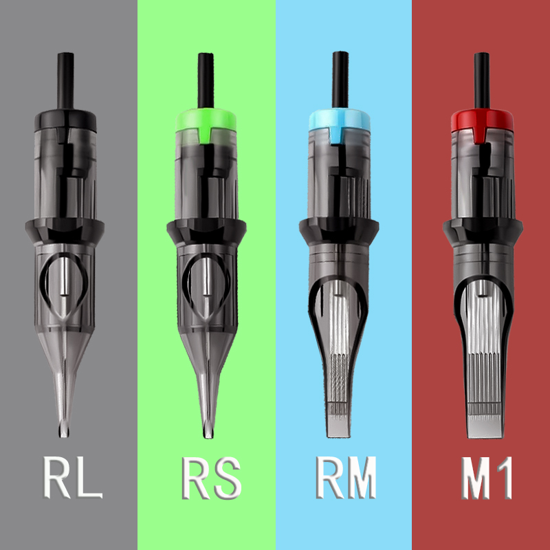 20pcs/box RM WhatsBravo Needle Cartridges with Membrane Curved Magnum