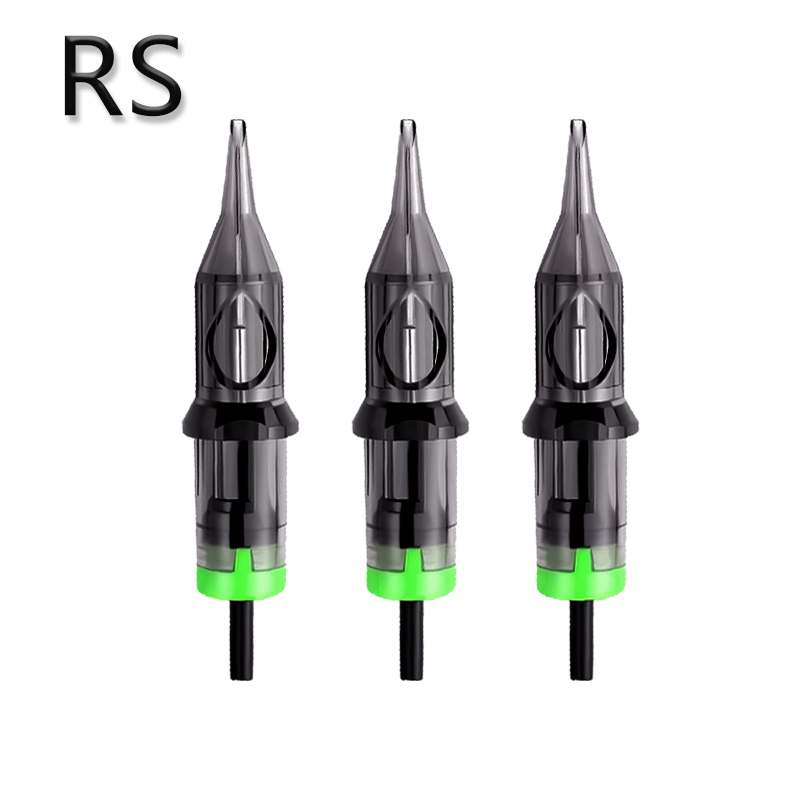 20pcs/box RS WhatsBravo Needle Cartridges with Membrane Round Shader