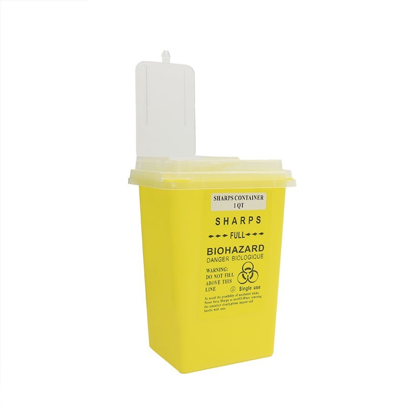 Sharps Container 1 QT For Tattoo Waste