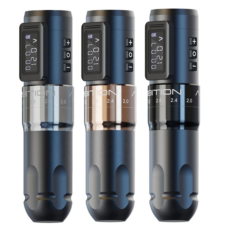 Ambition Adjustable Stroke Wireless Tattoo Pen Machine