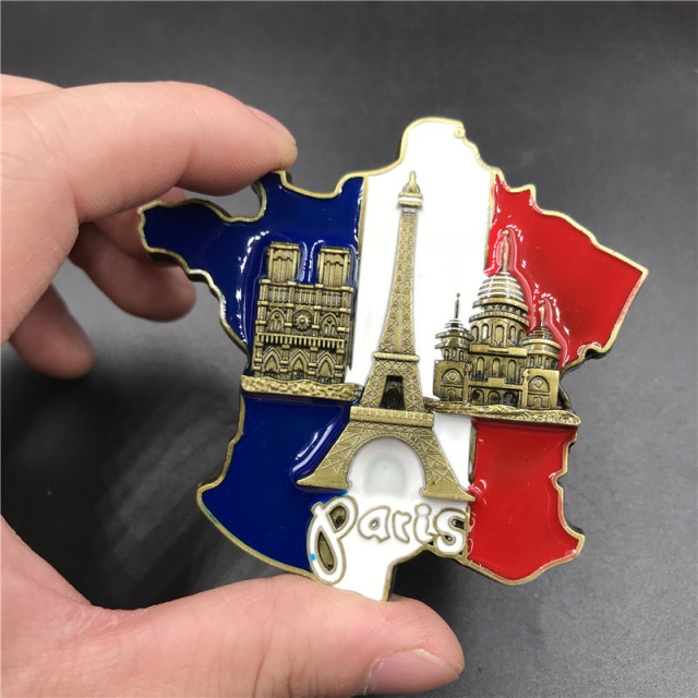 custom soft enamel magnets Eiffel