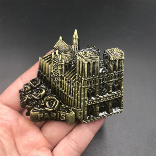 custom soft enamel magnets Notre Dame Cathedral