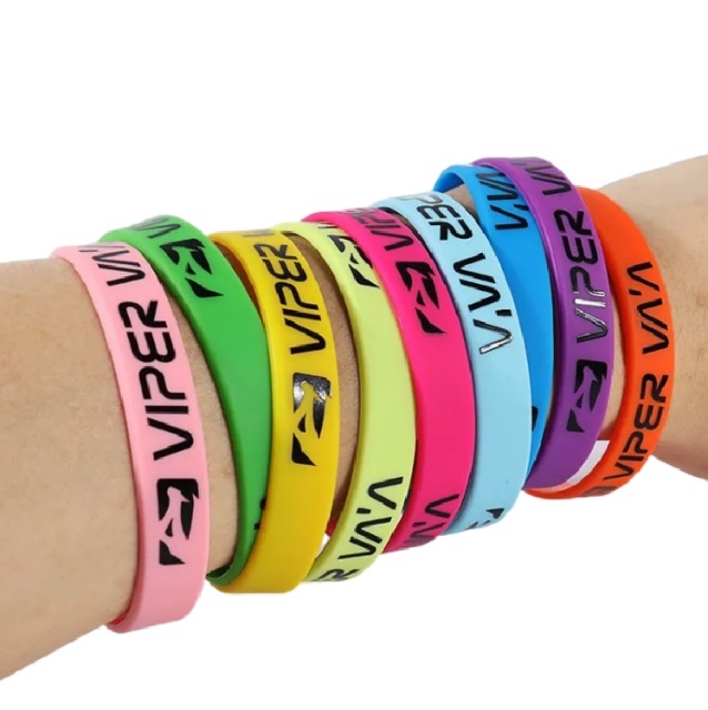 color silicone rubber stretch bands