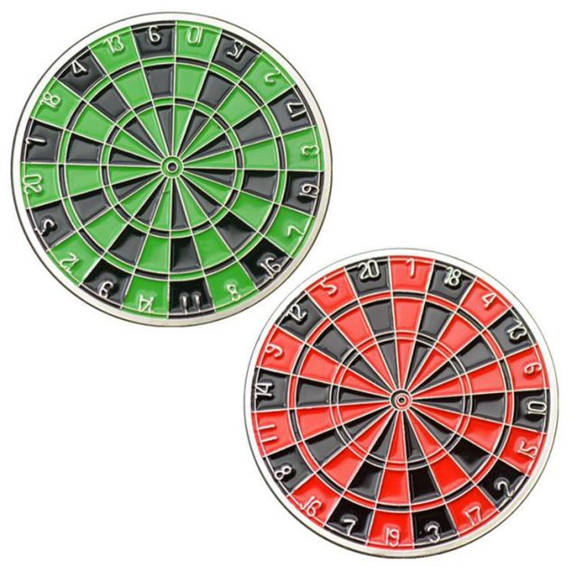 custom dart board coin