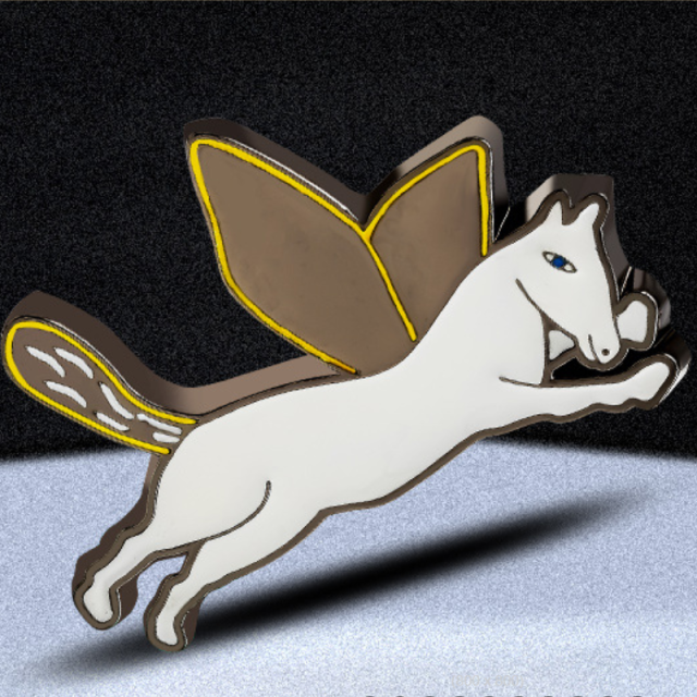 Custom Lapel Pin Pegasus