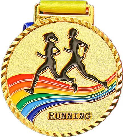Custom Soft Enamel Running Medals