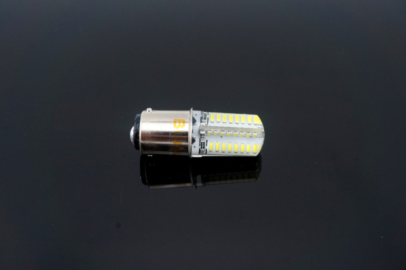 1157 BA15D LED 12V Car Light 3 Watts Silicone Coated Auto LED Car Bulb 10-18V 3014SMD Tail Turn Signal Car Light Lamp-Pack of 2