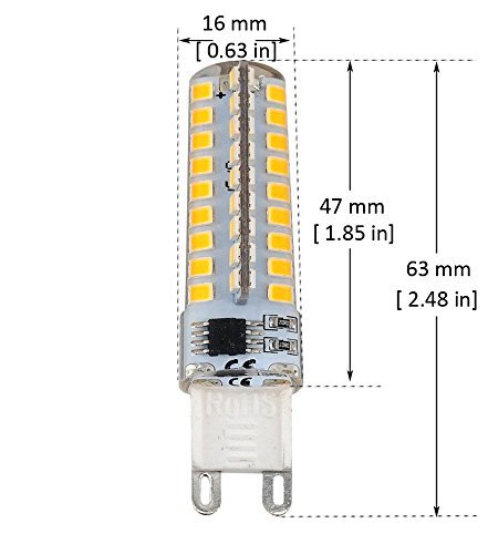 Mini Dimmable LED G9 Lamp Light 5W Power SMD2835 LED G9 Bulb 110V/220V 360 Degree Replace Halogen Lamp Promotion Spot Light Pack of 2