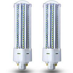 LED G24Q PL Lamp 4-Pin Universal Corn Light Bulb 42 Watt GX24 Compact Fluorescent Lamp Equivalent GX24Q Base for Warehouse Garage Home Lighting