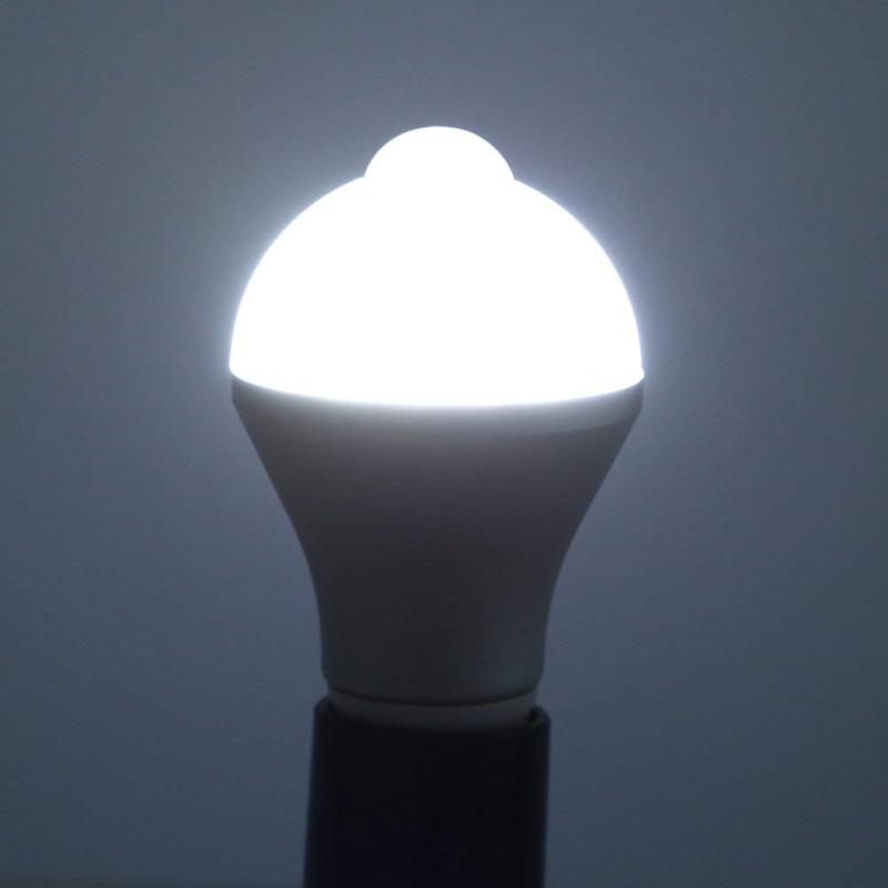 A50 Sensor Lights Bulb Dusk to Dawn LED Light Bulbs Smart Lighting Lamp 5W E17 -Super Bright Motion Activated Led Bulb (2- Pack)