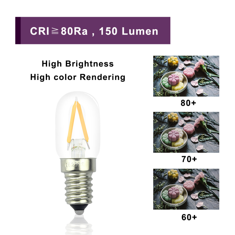 E14 LED Universal Fridge Freezer Lamp 15W E14 T22 LED Replacement SES LED Pygmy Bulb 2W 150lm 15W replacment AC 200-240V Dimmable LED Appliance Light