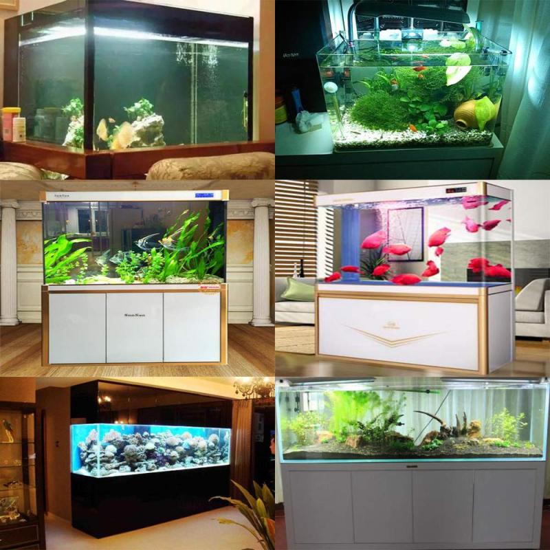 Aluxcia Aquarium LED Fish Tank Light  E26/E27 Medium Screw Base PLC Rotatable Aquarium Light 13W ES Lamp Fit All Fish Pod Box (2-pack)