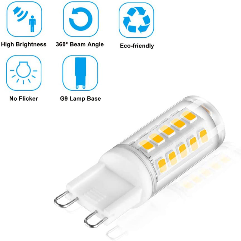 4W G9 LED Capsule Light Bulb AC 200-240V (5-Pack)