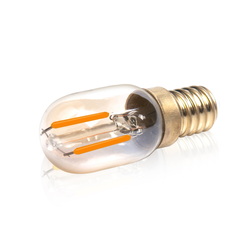 2W  E14 T22 Dimmable Vintage Filament Bulbs Super Warm Light 20 Watt Equivalent（6 packs）