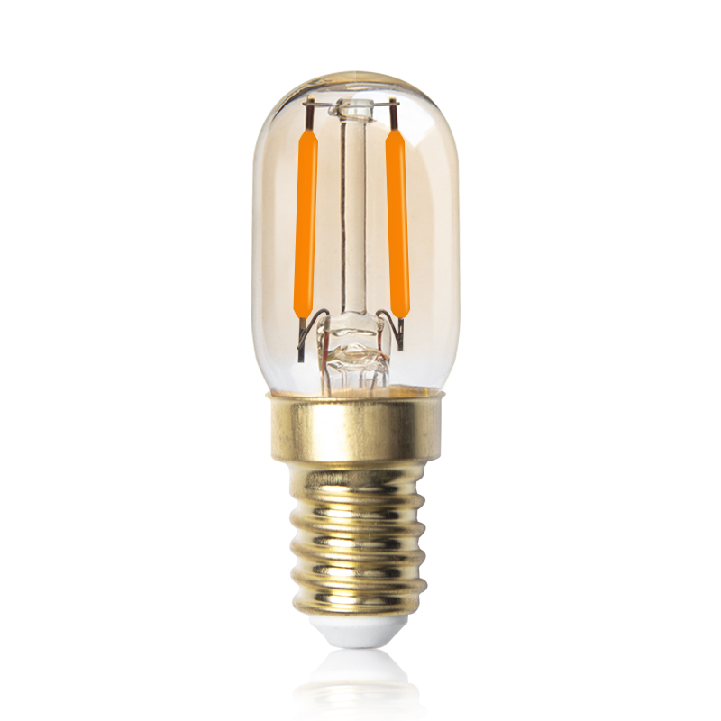 2W  E14 T22 Dimmable Vintage Filament Bulbs Super Warm Light 20 Watt Equivalent（6 packs）