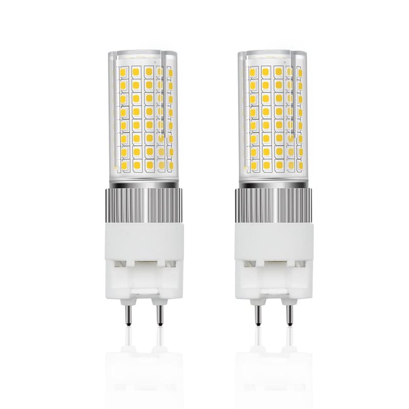 Non Dimmable 16W G12 LED Corn Lamp Bulb 220V 1600 Lumen Warm White 3000K 360° Beam Angle Headlight Bulb Equivalent to 160W Halogen Lamp (2-pack)