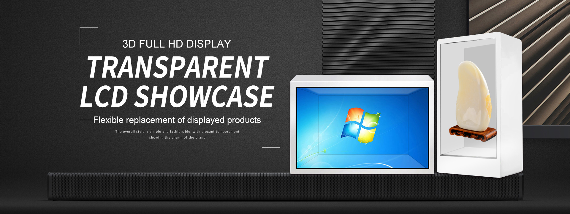 TRANSPARENT LCD SHOWCASE