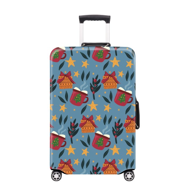 JUSTOP christmas suitcase cover spandex suitcase cover suitcase cover protector