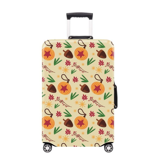 JUSTOP christmas suitcase cover spandex suitcase cover suitcase cover protector