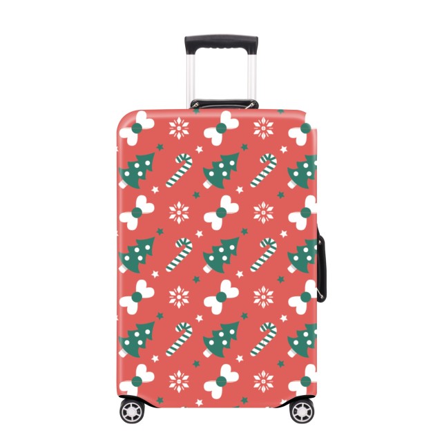 JUSTOP christmas suitcase cover spandex suitcase cover suitcase cover protector