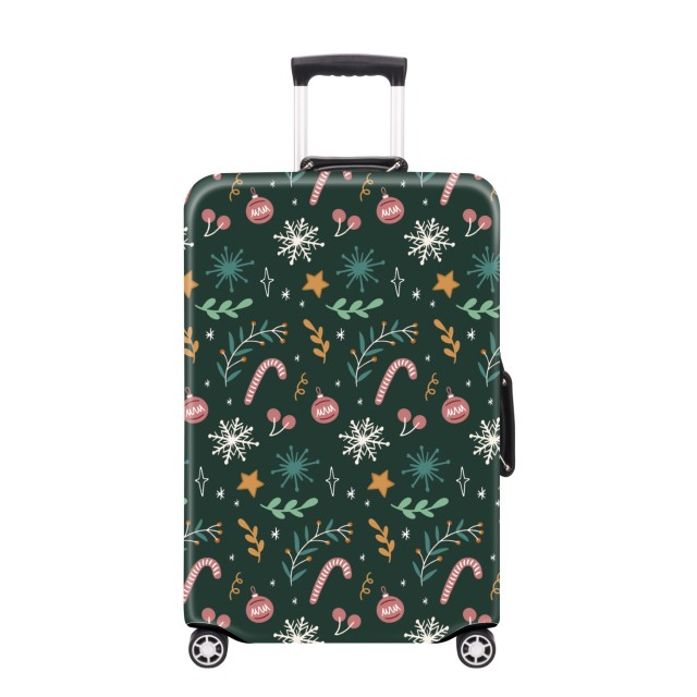 JUSTOP christmas suitcase cover spandex suitcase cover suitcase cover protector