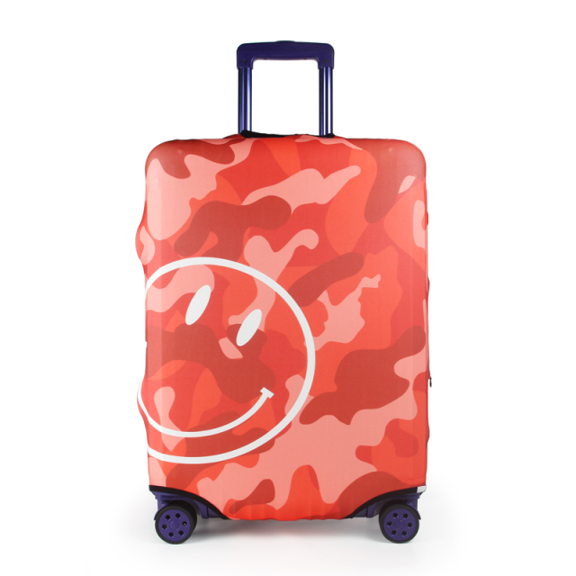 JUSTOP jersey fabric luggage cover custom print luggage cover silicone suitcase cover